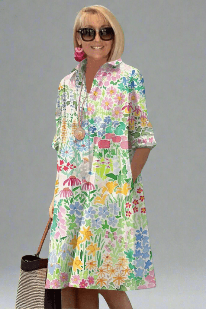 Fleurs multicolores / S